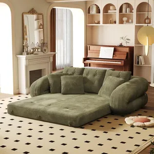 Sofá comprimido modular reclinable de lujo, decoración seccional lavable, muebles de sala de estar para oficina en casa, características de cama de esquina - Product Image 4