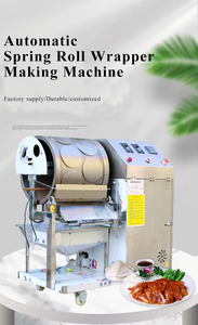 Automatic Motorized 304 Stainless Steel Spring Roll Wrapper Ethiopian Injera Maker <b>Machine</b> 20 PCS/Min Capacity Multifunctional 1 - Product Image 6