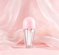 Tube de brillant à lèvres vide en forme de cornet de crème glacée 6ml en gros, en stock, logo personnalisé, emballage cosmétique direct usine