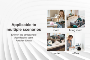 หุ่นยนต์สัตว์เลี้ยงอัจฉริยะแบบชาร์จไฟอัตโนมัติ ควบคุมด้วยเสียงและแอปพลิเคชัน ของเล่นสุนัขแบบโต้ตอบได้  เพื่อนเล่นแสนรู้ - Product Image 6