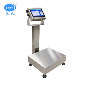 J-sky Elektronische Industriewaage Maßgefertigt 60kg 500kg Schwerlast-Bodenwaage Großes Touchscreen-Display ODM OEM - Product Image 6