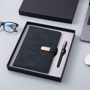 Printing Promotional Business Notebook Gift Set Planner A5 Wholesale Pu Leather Embossed Gift <b>Box</b> Custom Deluxe Diary <b>Pen</b> - Product Image 2