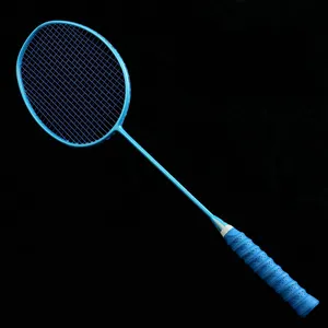 All-carbon oem badminton rackets prices carbon fiber players train racket badminton