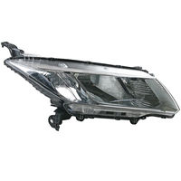 Phare Tête Lampe Pour 2015 2016 2017 Honda City GM6 Sedan CHROME Lunette feux de voiture Phare 33100-T9A-H11