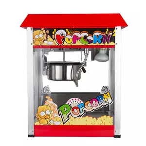 Prezzo di fabbrica CE approvato 8OZ produttore industriale di Popcorn elettrico commerciale Popcorn distributore automatico con carrello