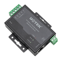 Servidor de Dispositivos Seriales UOTEK 10/100M TCP/IP Modbus RS-485 con Protección ESD de 4KV, Clasificación IP30, DC 5-12V, MCP VCOM UT-6801BMT