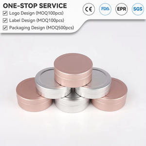 Boîtes en aluminium pour biscuits, bonbons, <span class=keywords><strong>caviar</strong></span>, épices, café, gâteau, thé, baume à lèvres, cosmétiques, <span class=keywords><strong>15g</strong></span>, 46*15mm, petites, dorées et noires - Product Image 1