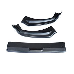 3 pièces par jeu de becquets de pare-chocs avant en fibre de carbone noire pour <span class=keywords><strong>Mustang</strong></span> <span class=keywords><strong>Mach</strong></span>-E 2021 2022 2023 Kit de carrosserie avant - Product Image 4