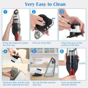 Máy Hút Bụi Ô Tô Cầm Tay Ướt Khô 7000Pa Boxag Máy Hút Bụi Không Dây Và Dây Máy Hút Bụi Siêu Nhỏ 12V Cho Xe Hơi - Product Image 4