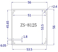 Boîtier d'amplificateur extérieur en aluminium anodisé IP54, boîtier d'onduleur divisé, boîte de sortie, boîtier de mini PC monobloc