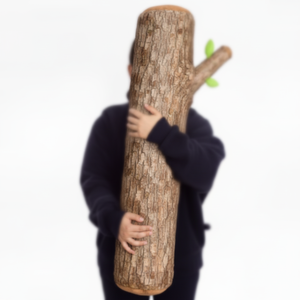 Cuscino decorativo e decorativo morbido lungo in legno - Product Image 1