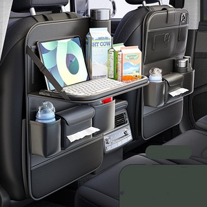 Micora 2026 Bestseller Hochwertige PU-Leder Autositz-Aufbewahrungstaschen Multifunktionale Auto-Rückenlehnen-Aufbewahrungstaschen - Product Image 1