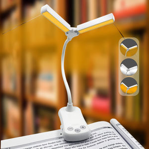 Luz de lectura recargable de 1000mAh, 14 LED, luz de lectura giratoria para libros, atenuación gradual, luz portátil, lámpara de libro, minilámpara de escritorio - Product Image 2