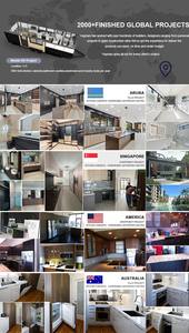 ארונות מטבח מודולריים קלאסיים יוקרתיים מעץ מלא, ידידותיים לסביבה, עם משטח עבודה מלמינציה וסל מגירה - Product Image 5