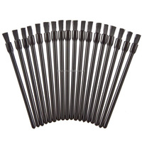 Einweg-Lippenpeeling-Stäbchen, Lippen- und Augenapplikator, Lippenstift- und Nagellackapplikator, Augenbrauenstäbchen, schwarze Make-up-Liner-Pinsel aus Nylon