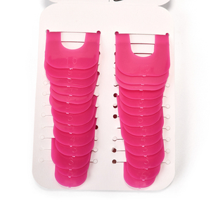 26 pièces/boîte – Clips anti-débordement en plastique réutilisables pour protection des bords des ongles – Accessoires de manucure portables pour usage en salon - Product Image 2