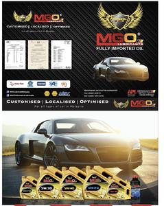 SN Certified Megzol MGO 0W-20 Aceite sintético 14KG 4L Plástico de alto rendimiento para limpiadores de lubricantes de motor suave - Product Image 3