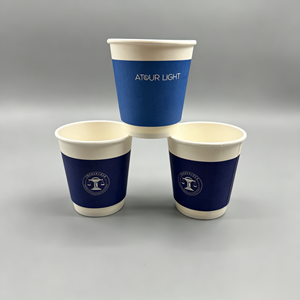 Gobelet en papier jetable avec revêtement PE, étanche et anti-fuite, imprimé sur mesure pour café, thé, lait, thé glacé, fournisseur en gros - Product Image 4
