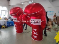 Ballon rouge gonflable avec logo pour la publicité, tissu Oxford, taille personnalisable