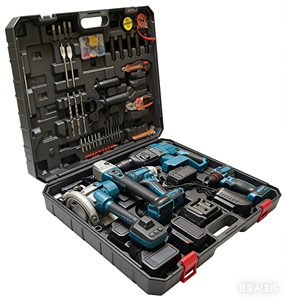 Kit de Ferramentas Elétricas com Furadeira de Impacto Sem Fio e Chave de Impacto, Venda Quente por Atacado Direto da Fábrica, Estojo Rígido, Personalização OEM, Garantia Incluída - Product Image 5