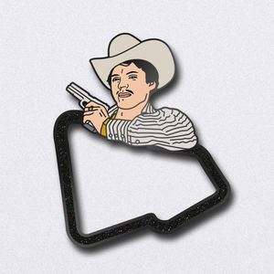 Benutzer definierte Cowboy-Rahmens tifte Border Hat Pins Strass Mexiko Starboy Mexican Hat Pins - Product Image 2