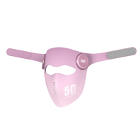 510k masker terapi lampu merah, masker wajah Led inframerah 850 k klinis 5d