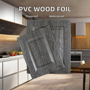 Lámina decorativa de Pvc Película de membrana de Pvc Hoja decorativa de <span class=keywords><strong>vinilo</strong></span> de Pvc para la mesa del panel del Gabinete de la puerta - Product Image 5
