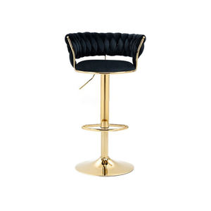 Chaise <span class=keywords><strong>de</strong></span> <span class=keywords><strong>bar</strong></span> <span class=keywords><strong>de</strong></span> luxe italienne Cafe Shop Chaise en tissu <span class=keywords><strong>Tabouret</strong></span> haut en acier inoxydable <span class=keywords><strong>Tabouret</strong></span> <span class=keywords><strong>de</strong></span> <span class=keywords><strong>bar</strong></span> rose - Product Image 2