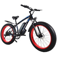 Vélo de montagne électrique Bonnell 775 Mx Ebike 48V, en alliage d'aluminium, batterie au lithium, 7 vitesses, pneus larges de 26 pouces, Ouxi Gt E-Bike