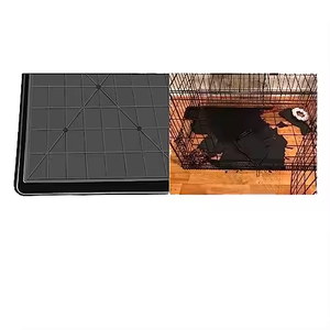 Plateau inférieur en plastique pour cage à chien, cage à chien de <span class=keywords><strong>36</strong></span> pouces, boîte en plastique, carton bleu, simple, rectangulaire, cages pour animaux de compagnie, maisons, produit - Product Image 5