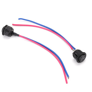 Mini interrupteur à bascule rond SPST avec 2 broches ON/OFF Interrupteur à bascule circulaire pour automobile VR et voiture - Product Image 3
