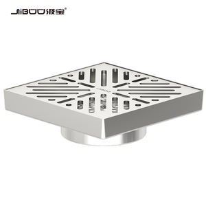Drain <span class=keywords><strong>de</strong></span> <span class=keywords><strong>sol</strong></span> <span class=keywords><strong>de</strong></span> douche carré moderne en acier inoxydable 304/316L pour hôtel et salle <span class=keywords><strong>de</strong></span> bain avec fonction anti-obstruction - Product Image 1