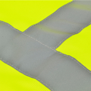 Giacca di Sicurezza Riflettente a Maniche Corte in Poliestere ANSI/ISEA Personalizzabile con Logo Abbigliamento ad <span class=keywords><strong>Alta</strong></span> <span class=keywords><strong>Visibilità</strong></span> per Uomo e Donna - Product Image 4