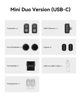 Micrófono Inalámbrico Hollyland LARK A1 Solo Omnidireccional USB Tipo-C para iPhone, YouTube, TikTok, Vlogging, Cancelación de Ruido