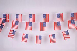 <strong>Polyester</strong> <strong>String</strong> USA <strong>Flags</strong> Bunting Banner Hanging Bunting Pennant <strong>Flags</strong> American Bunting <strong>String</strong> <strong>Flags</strong> - Product Image 3