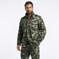 Tissu sergé camouflage extérieur 100% polyester 160 g/m², tissu gabardine pour veste de chasse, pour vêtements