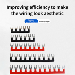 Connecteur de câble en cuivre à bornes continues de <span class=keywords><strong>3</strong></span> à 12 positions, forme de feuille, plaqué étain, avec gaine isolante, épissure et sertissage - Product Image 2