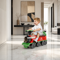 Train électrique pour enfants avec rails, lumières et musique, jouet de parcours pour tout-petits