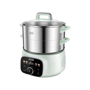 Vaporera eléctrica Supor de 15L, olla automática de tres capas de acero inoxidable para guisar y cocinar al vapor con tapa de vidrio templado - Product Image 4