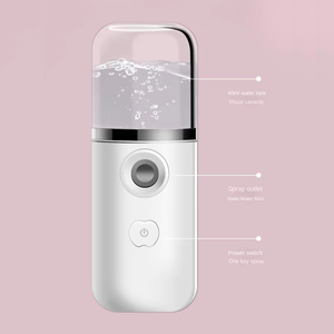 Mini pulverizador de niebla Nano con carga USB, Humidificador hidratante de niebla Facial de mano con llave de Apple, Humidificador doméstico personalizable - Product Image 5