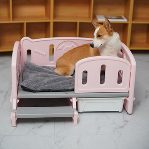 Precio al por mayor PP Cama de plástico para mascotas Rosa/Azul/Verde Cama para mascotas de alta calidad para perros pequeños Listo para enviar - Product Image 6