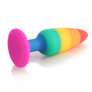 Back Court G <strong>Point</strong> Stimulating <strong>Men</strong> and Women Gay With Masturbation Flornies Anal Rainbow Six-color Silicone Anal Set Adult Sex P - Product Image 5