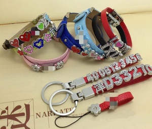 Chất Lượng Cao Kim Loại Kẽm Hợp Kim 8Mm Bạc Rhinestone Trượt Chữ Charms Alphabe - Product Image 6