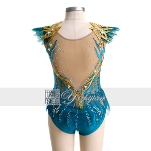 Yizhijian ชุดยิมนาสติกศิลปะชุดออกกำลังกายกระโปรงฝึกมืออาชีพสำหรับการฝึกเล่นสเก็ตลีลา - Product Image 6