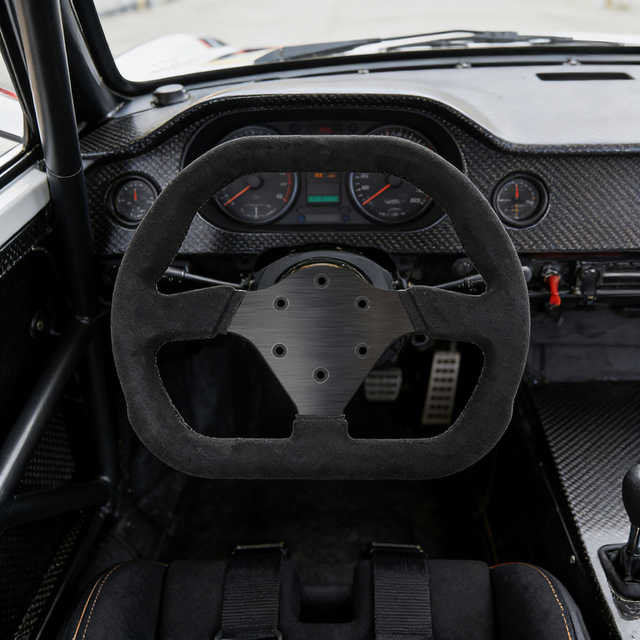 OEM ODM 310mm Direct-Drive Racing Steering Wheel Universal D-Shaped Alcantara Leather Simulated Car Game Steering Wheel