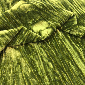 नए उत्पाद गैर-लोचदार 95% पॉलिएस्टर 5% स्पैन्डेक्स 230 ग्राम मखमली खिंचाव कपड़ों के लिए प्लीटेड मखमली कपड़े - Product Image 4