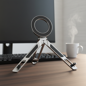 Support portable <span class=keywords><strong>pour</strong></span> ordinateur portable en alliage d'aluminium, support de bureau pliable, support universel <span class=keywords><strong>pour</strong></span> <span class=keywords><strong>tablette</strong></span> Apple, iPad, <span class=keywords><strong>Samsung</strong></span> - Product Image 1