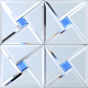 Gương khảm trang trí tường kiểu ghép mảnh pha lê cho phòng ăn nghệ thuật - Product Image 3