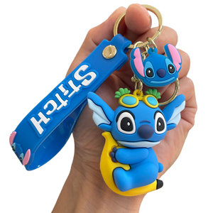 <span class=keywords><strong>Science</strong></span>-<span class=keywords><strong>fiction</strong></span> film d'animation Lilo & Stitch jouet porte-clés en gros PVC <span class=keywords><strong>Anime</strong></span> porte-clés accessoires mignon poupée petit cadeau pendentif - Product Image 3