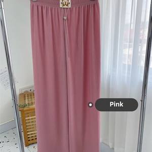 <span class=keywords><strong>Salopette</strong></span> d'été premium pour <span class=keywords><strong>femme</strong></span>, décontractée, taille haute élastique, coupe ample, effet drapé, en tissu peigné Spandex/Polyester - Product Image 3